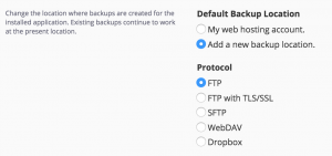 Alternative Backup Options in Installatron