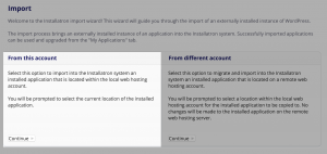 Importing Installations using Installatron