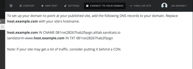 Anatomy of an Application in Sandstorm