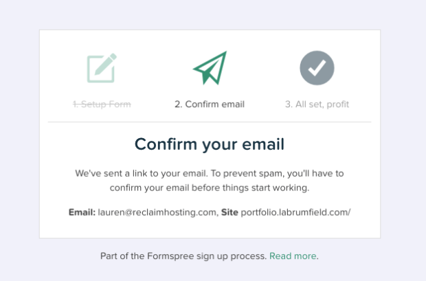 Static HTML Contact Forms